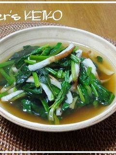 ほうれん草とちくわのさっと煮-レシピのメイン写真