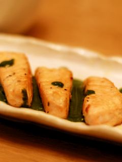 サーモン(鮭)のムニエル グリーンソース-レシピのメイン写真