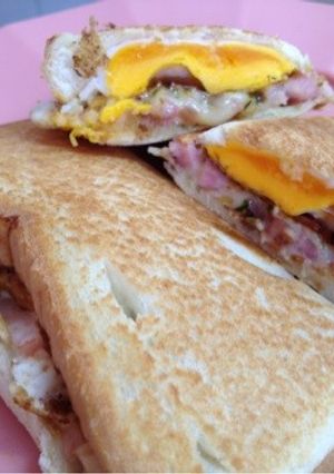 お好み焼きホットサンド-レシピのメイン写真