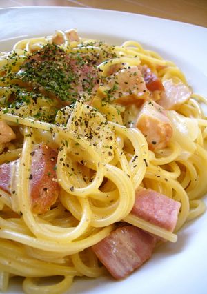 ランチにも◎簡単♪本格☆濃厚カルボナーラ-レシピのメイン写真
