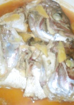 鯛のアラ煮-レシピのメイン写真