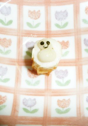 簡単！ブナピーでワンポイント雪だるま-レシピのメイン写真