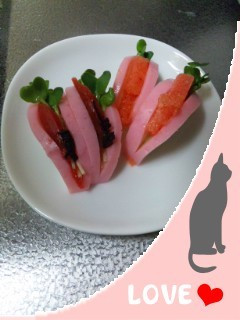 お弁当やおつまみに♪カラフルかまぼこ-レシピのメイン写真