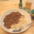 ひき肉とひよこ豆のカレー