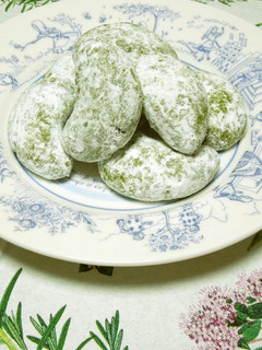 抹茶クレセントクッキー-レシピのメイン写真