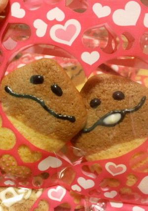 友チョコに♪可愛い『なめこクッキー♪』-レシピのメイン写真