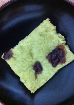 ☆甘酒使用♪ルクエでHM抹茶蒸しケーキ☆-レシピのメイン写真