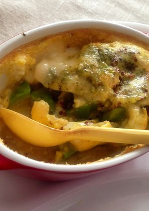 アボカド＆カマンベールの焼きオムレツ-レシピのメイン写真