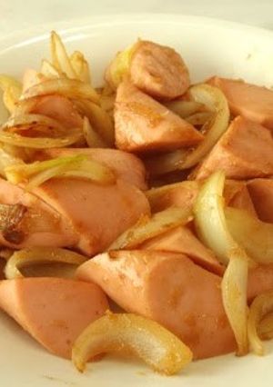 魚肉ソーセージの生姜焼き♪-レシピのメイン写真