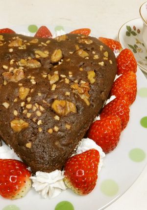 バレンタイン♥簡単チョコレートブラウニー-レシピのメイン写真