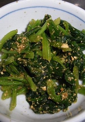 ホウレン草の節分豆あえ-レシピのメイン写真