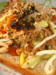 リメイクレシピ*焼きそばトースト*-レシピのメイン写真