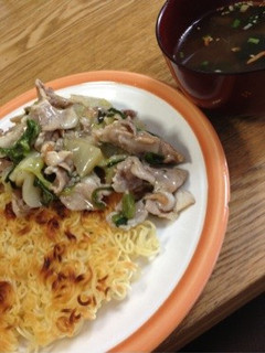 あんかけ焼きラーメン 中華丼リメイク-レシピのメイン写真
