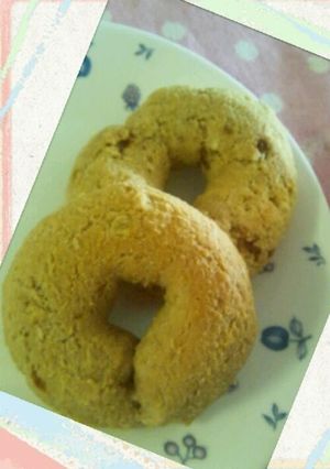 簡単ヘルシーおからの焼きドーナツ(黒糖)-レシピのメイン写真