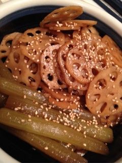 ☆蓮とふきの甘辛煮☆-レシピのメイン写真