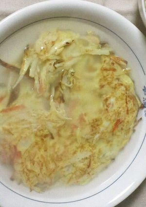 なかなか美味♡塩あんの天津飯-レシピのメイン写真