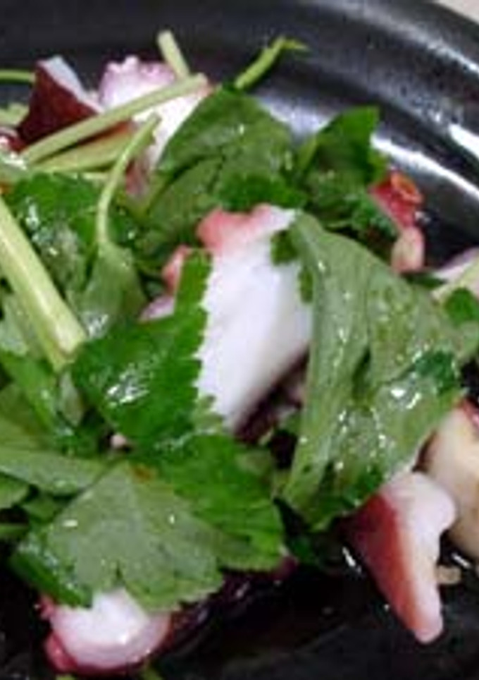 たこと三つ葉の和え物-レシピのメイン写真