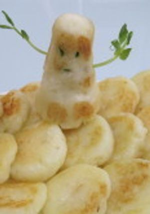 ヘンテコ星人といももち-レシピのメイン写真