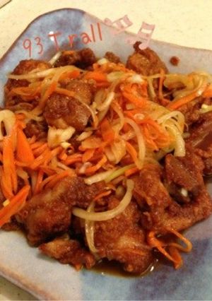 鶏の唐揚げ甘酢和え-レシピのメイン写真