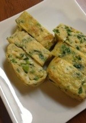 小松菜のだし巻玉子-レシピのメイン写真