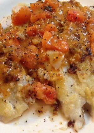 白身魚の塩麹ムニエル 焦がしバターソース-レシピのメイン写真
