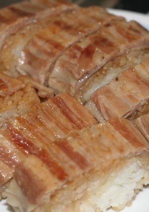 つぼみ丸の肉巻き握り-レシピのメイン写真