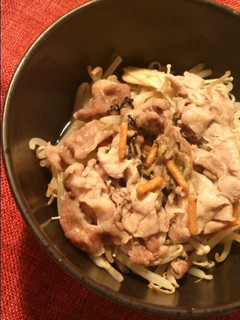 即席レンチン♬めちゃ美味豚もやし!-レシピのメイン写真