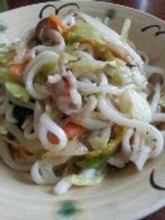 ウェイパーで焼きうどん-レシピのメイン写真