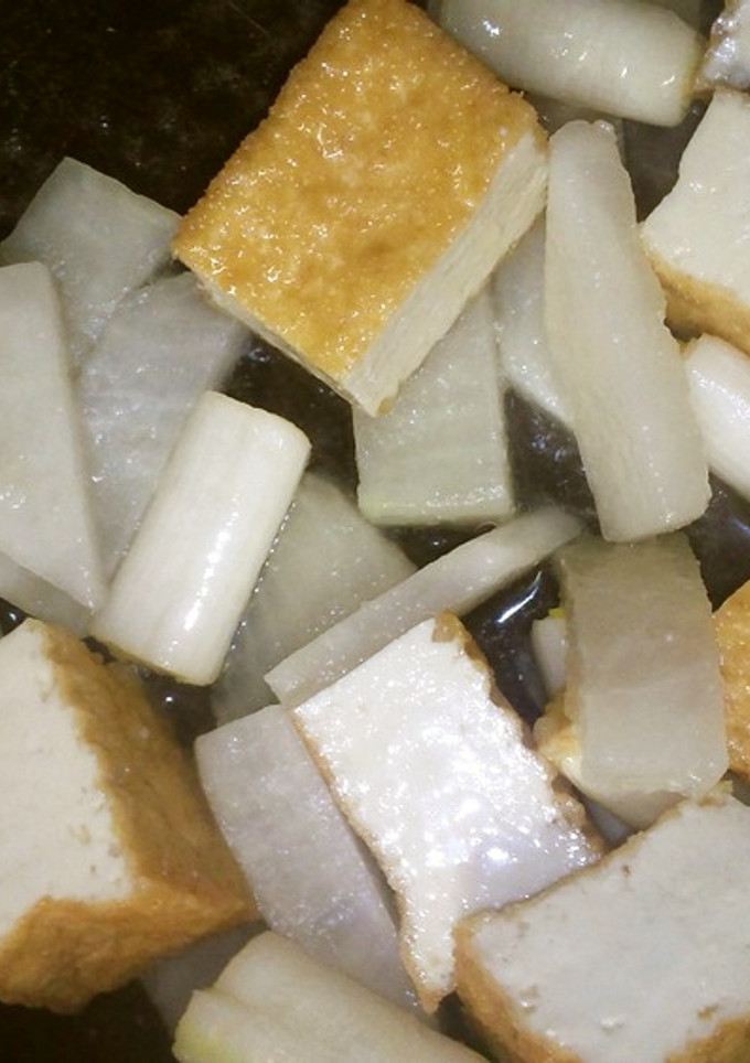 厚揚げと大根の塩炒め-レシピのメイン写真