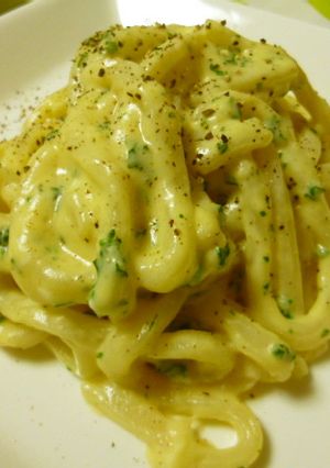 飲んだ後にもうまっ☆カルボナーラうどん☆-レシピのメイン写真