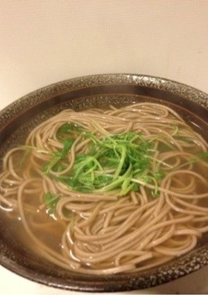 豆苗蕎麦-レシピのメイン写真