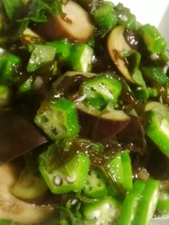 茄子もずく-レシピのメイン写真