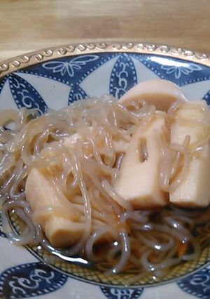 たけのこと糸こんにゃくの煮物-レシピのメイン写真