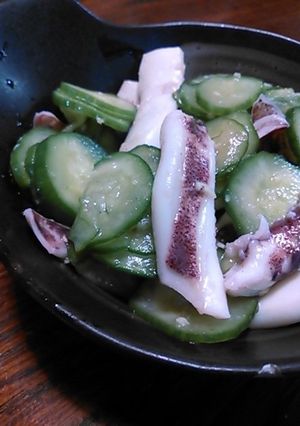 いかときゅうりの酢の物-レシピのメイン写真