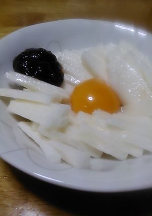 長芋月見たんざく海苔佃煮和え-レシピのメイン写真
