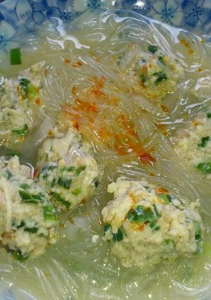 あつあつ♪生姜鶏つみれスープ-レシピのメイン写真