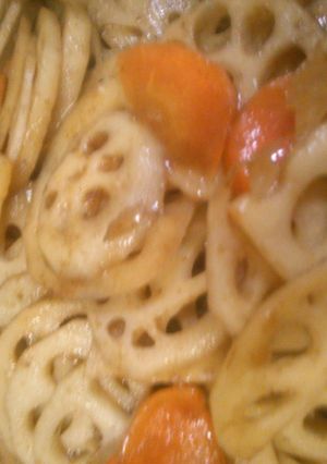れんこんの簡単煮物(きんぴら)-レシピのメイン写真