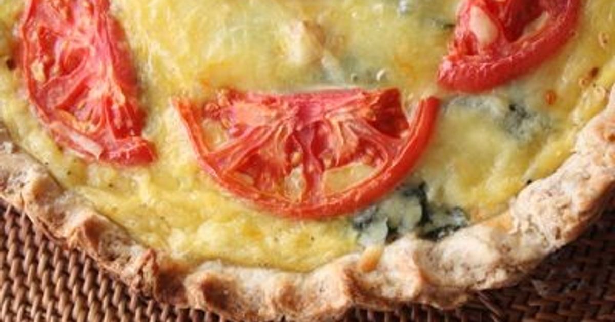 自家製酵母生地・ほうれん草のキッシュ by hi6co 【クックパッド