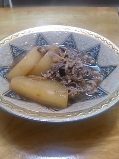 大根と牛肉のすき煮-レシピのメイン写真