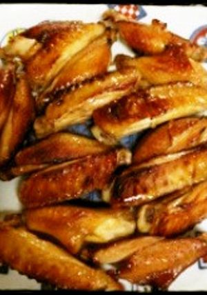 鶏手羽中のにんにく醤油焼き-レシピのメイン写真