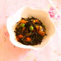 かぼちゃとひじきの煮物♪-レシピのメイン写真