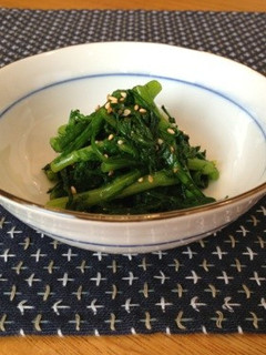 春菊のナムル-レシピのメイン写真
