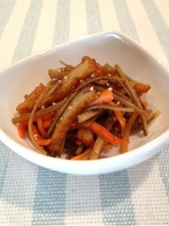 しょうゆ麹で金平ごぼう-レシピのメイン写真