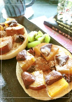 さつま芋×ブラックチョコ×ラムレトースト-レシピのメイン写真