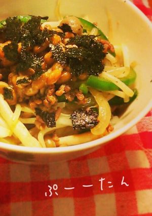 時短★節約★挽き肉少しで簡単納豆もやし丼-レシピのメイン写真