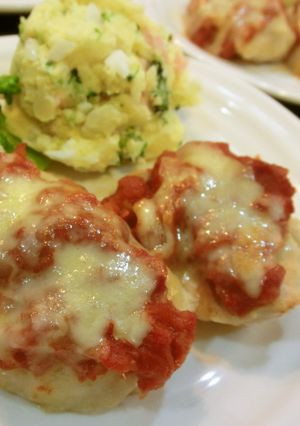 胸肉のトマトソースチーズのっけ焼き-レシピのメイン写真
