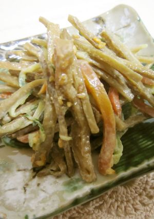 きんぴらリメイク!!ごぼうサラダ-レシピのメイン写真