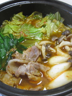 豚肉とキャベツのみそ鍋(1人用)-レシピのメイン写真