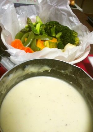 野菜もりもり食べられるシチューフォンデュ-レシピのメイン写真