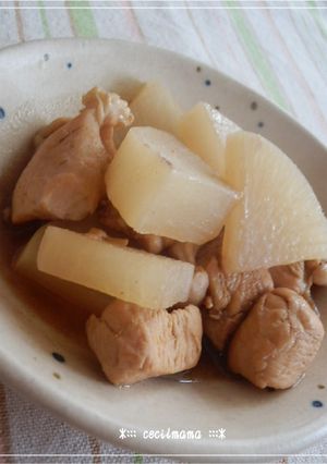 大根と鶏肉のバルサミコ酢煮-レシピのメイン写真